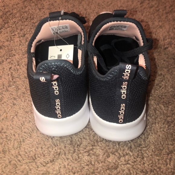 NWT Adidas Cloudfoam Pure Carbon Black Womens Size 7 Running Training Shoes - Picture 5 of 8